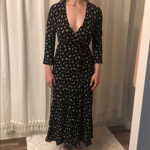 Reformation wrap dress